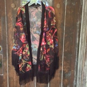 Jeans by Buffalo | Kimono open front w/ Fringe